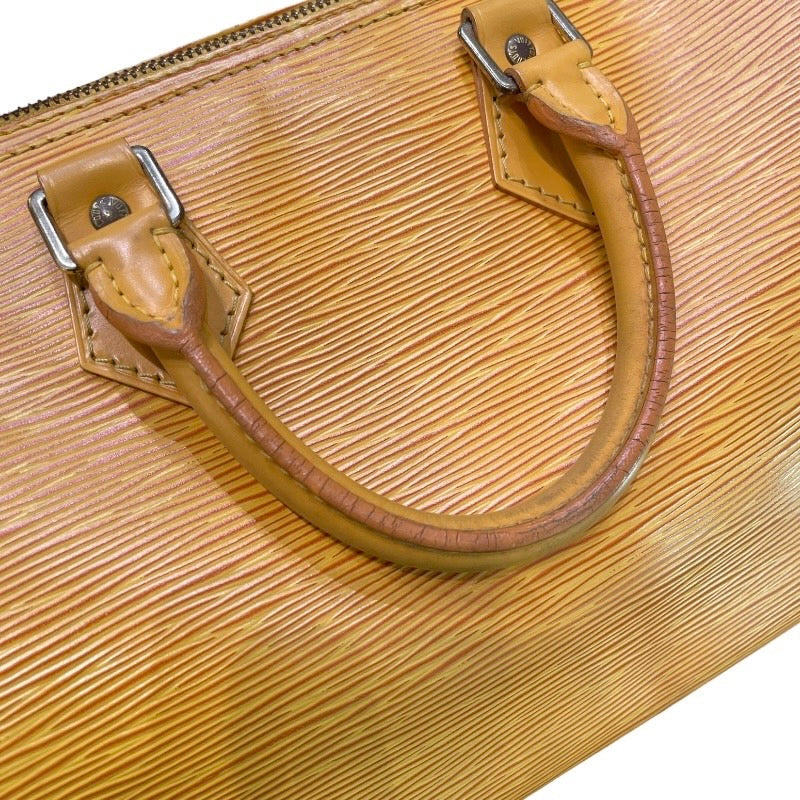 ルイ・ヴィトン LOUIS VUITTON スピーディ25 M43019 イエロー エピ レディース ボストンバッグ