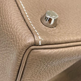 エルメス HERMES ケリー25 内縫い B刻印 エトゥープ シルバー金具 トゴ レディース ショルダーバッグ