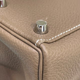 エルメス HERMES ケリー25 内縫い B刻印 エトゥープ シルバー金具 トゴ レディース ショルダーバッグ