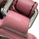 シャネル CHANEL フリンジレザーショルダーバッグ ピンク SV金具 レザー レディース ショルダーバッグ