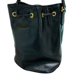 プラダ PRADA デュエット レザーバケットバッグ 1BH038 ブラック ゴールド金具 レディース ハンドバッグ ショルダーバッグ