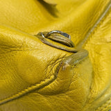 バレンシアガ BALENCIAGA ペーパーミニ 357333 イエロー レザー レディース ショルダーバッグ
