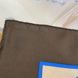 エルメス HERMES カレ90　LES HARAS NATIONAUX ブラウン シルク100％ レディース スカーフ