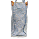 ルイ・ヴィトン LOUIS VUITTON レットゴー M24897 ブルー モノグラム・デニム レディース トートバッグ ショルダーバッグ