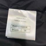 シャネル CHANEL ラインストーンロゴ装飾パファージャケット P64940 ブラック ポリアミド レディース その他アウター