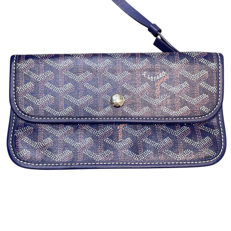 ゴヤール GOYARD サンルイPM ネイビー ゴヤールディンキャンバス レディース トートバッグ