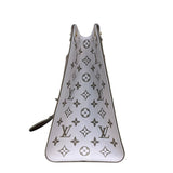 ルイ・ヴィトン LOUIS VUITTON オンザゴーMM M46060 カーキ モノグラム・アンプラント レディース トートバッグ ショルダーバッグ