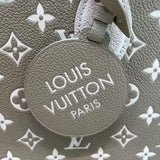 ルイ・ヴィトン LOUIS VUITTON オンザゴーMM M46060 カーキ モノグラム・アンプラント レディース トートバッグ ショルダーバッグ