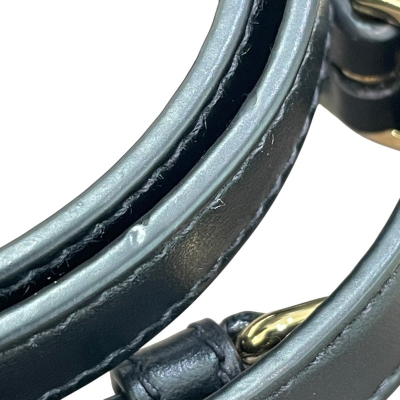 プラダ PRADA アーケ スモール 1BC194 ブラック ゴールド金具 カーフ レディース ショルダーバッグ