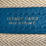 エルメス HERMES ガーデンパーティTPM B刻 ブルーザンジバル SV金具 ネゴンダ　 レディース ハンドバッグ