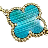 ヴァンクリーフ＆アーペル Van Cleef & Arpels ヴィンテージ アルハンブラ ブレスレット 5モチーフ イエローゴールド Au750 ダイヤモンド ジュエリー