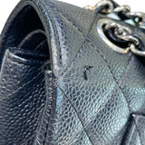 シャネル CHANEL マトラッセ25 A01112 11番台 ブラック SV金具 キャビア レディース ショルダーバッグ