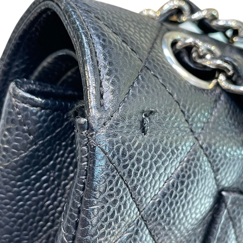 シャネル CHANEL マトラッセ25 A01112 11番台 ブラック SV金具 キャビア レディース ショルダーバッグ