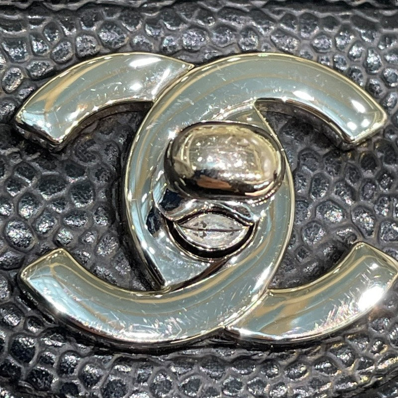 シャネル CHANEL マトラッセ25 A01112 11番台 ブラック SV金具 キャビア レディース ショルダーバッグ