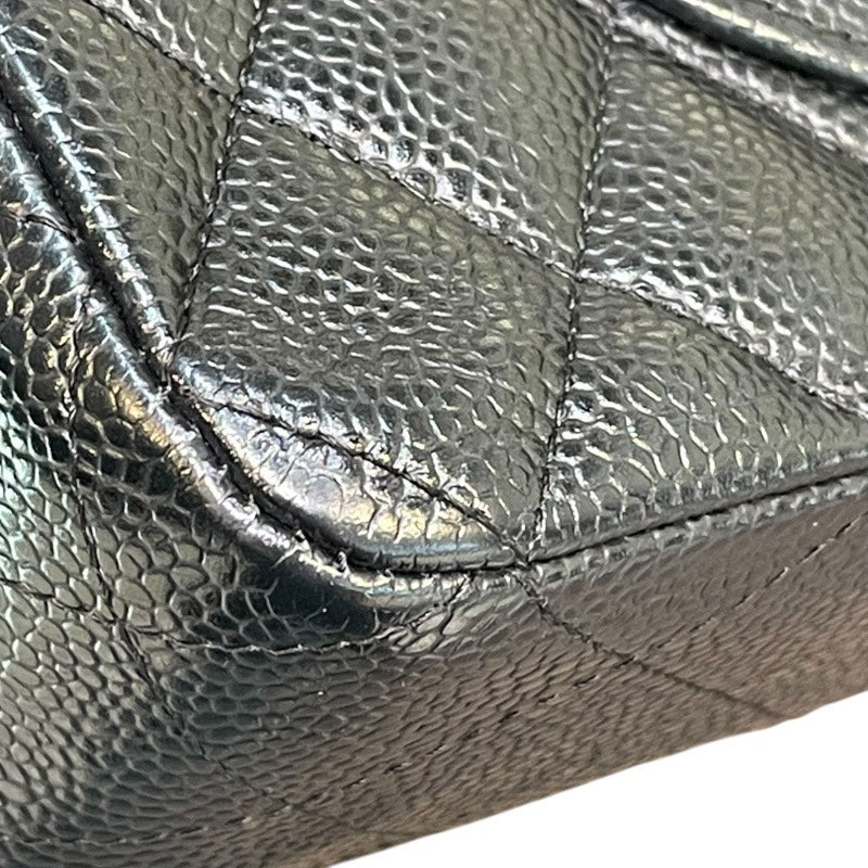 シャネル CHANEL マトラッセ25 A01112 11番台 ブラック SV金具 キャビア レディース ショルダーバッグ