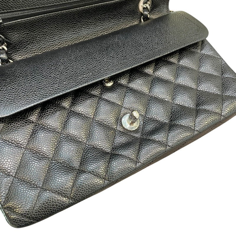 シャネル CHANEL マトラッセ25 A01112 11番台 ブラック SV金具 キャビア レディース ショルダーバッグ