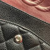 シャネル CHANEL マトラッセ25 A01112 21番台 ブラック SV金具 キャビア レディース ショルダーバッグ