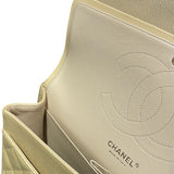 シャネル CHANEL デカマトラッセ30 A58600 27番台 ベージュ GD金具 キャビア レディース ショルダーバッグ