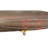 エルメス HERMES ケリー32 外縫い D刻印　(2019年製) エトゥープ　ゴールド金具 ヴォーエプソン レディース ハンドバッグ