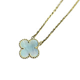 ヴァンクリーフ＆アーペル Van Cleef & Arpels ヴィンテージアルハンブラネックレス ホワイトシェル Au750 ジュエリー