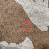 エルメス HERMES JUNGLE LOVE ツイルレーヌ切替ジャケット 2H2816DR ベージュ/アイボリー/蛍光オレンジ シルク レディース その他アウター
