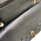 シャネル CHANEL マトラッセ25 A01112 20番台 ブラック GD金具 キャビア レディース ショルダーバッグ