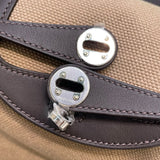 エルメス HERMES ミニリンディ G刻 ムース・バイブルン シルバー金具 トワル/スイフト レディース ショルダーバッグ