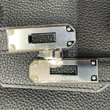 エルメス HERMES バーキン30 K刻印 ブラック シルバー金具 トゴ レディース ハンドバッグ