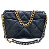 シャネル CHANEL CHANEL19マキシバッグ AS1162 ブラック ラムレザー レディース ショルダーバッグ