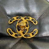 シャネル CHANEL CHANEL19マキシバッグ AS1162 ブラック ラムレザー レディース ショルダーバッグ