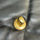シャネル CHANEL CHANEL19マキシバッグ AS1162 ブラック ラムレザー レディース ショルダーバッグ