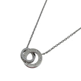 カルティエ Cartier ラブサークルネックレス フルダイヤ ホワイトゴールド K18WG ジュエリー