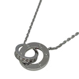 カルティエ Cartier ラブサークルネックレス フルダイヤ ホワイトゴールド K18WG ジュエリー