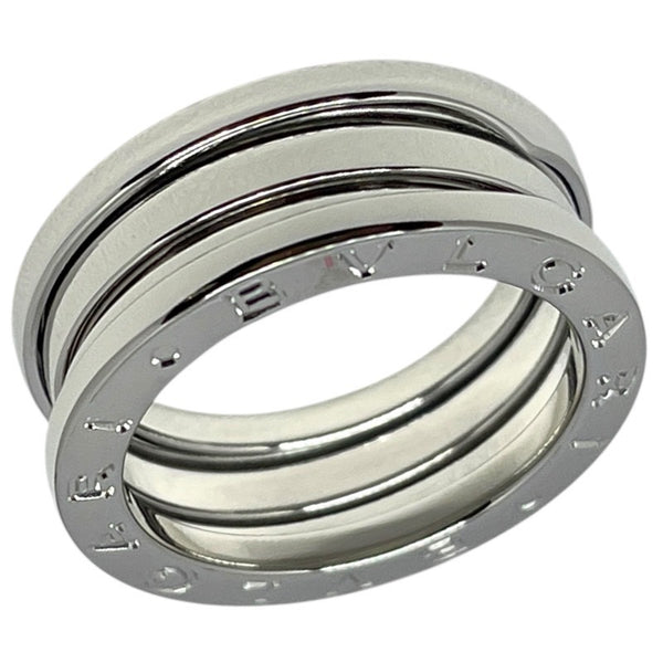 ブルガリ BVLGARI ビーゼロワンリング3バンド(S) ホワイトゴールド 750WG ジュエリー