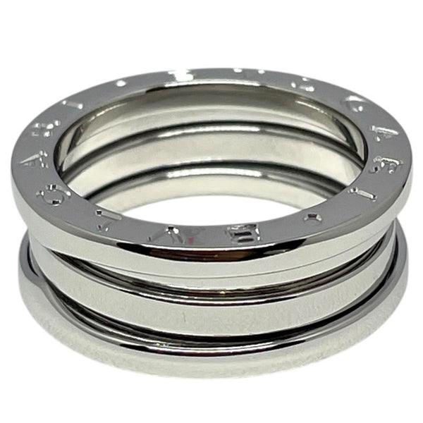 ブルガリ BVLGARI ビーゼロワンリング3バンド(S) ホワイトゴールド 750WG ジュエリー