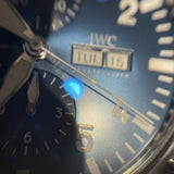 インターナショナルウォッチカンパニー IWC パイロットウォッチ クロノグラフ プティ プランス IW377717 ブルー SS メンズ 腕時計
