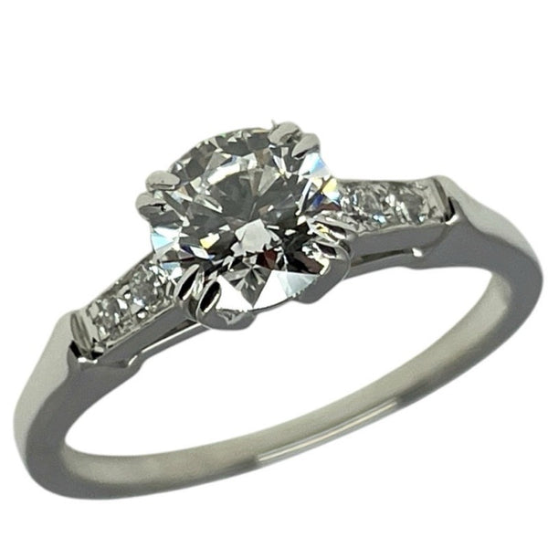 ハリーウィンストン HARRY WINSTON ラウンドカットトリストリング プラチナ PT950 ジュエリー