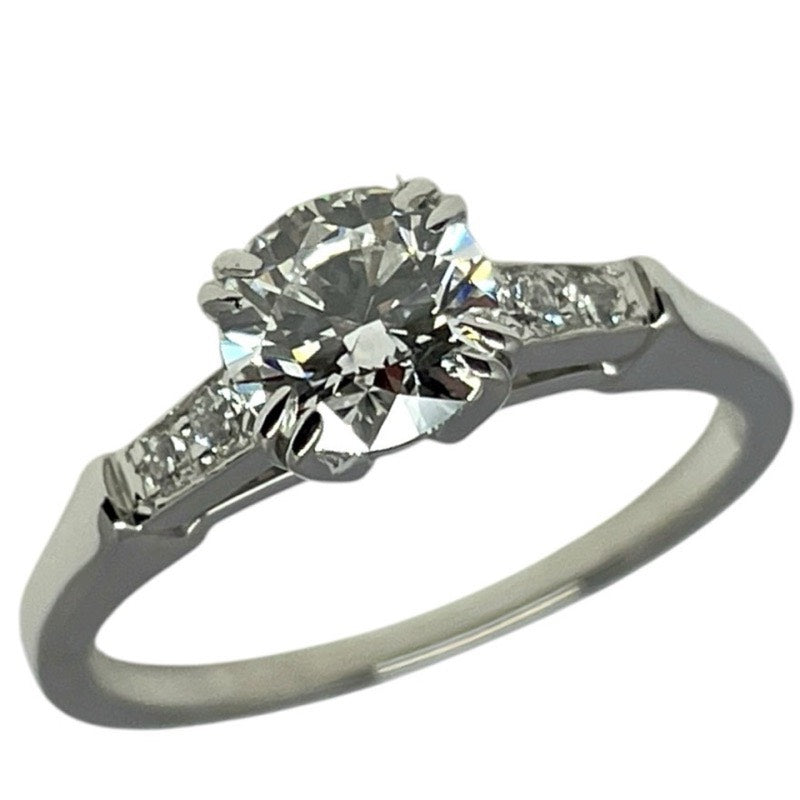 ハリーウィンストン HARRY WINSTON ラウンドカットトリストリング プラチナ PT950 ジュエリー