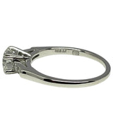 ハリーウィンストン HARRY WINSTON ラウンドカットトリストリング プラチナ PT950 ジュエリー