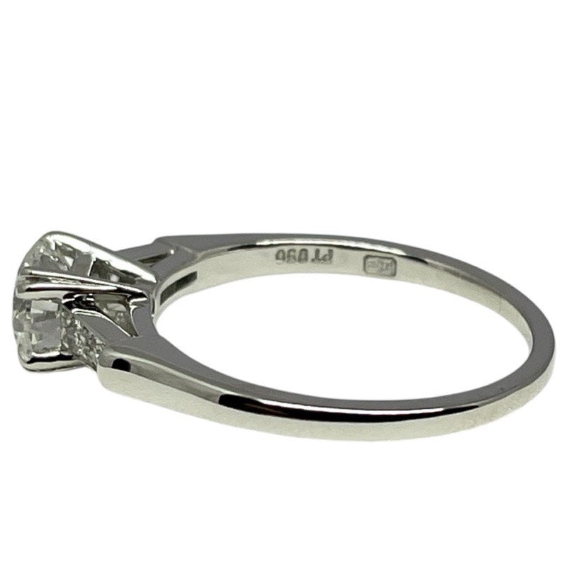 ハリーウィンストン HARRY WINSTON ラウンドカットトリストリング プラチナ PT950 ジュエリー