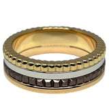 ブシュロン BOUCHERON キャトルスモールリング K18イエローゴールド/ホワイトゴールド/ピンクゴールド/ブラウンPVD ジュエリー