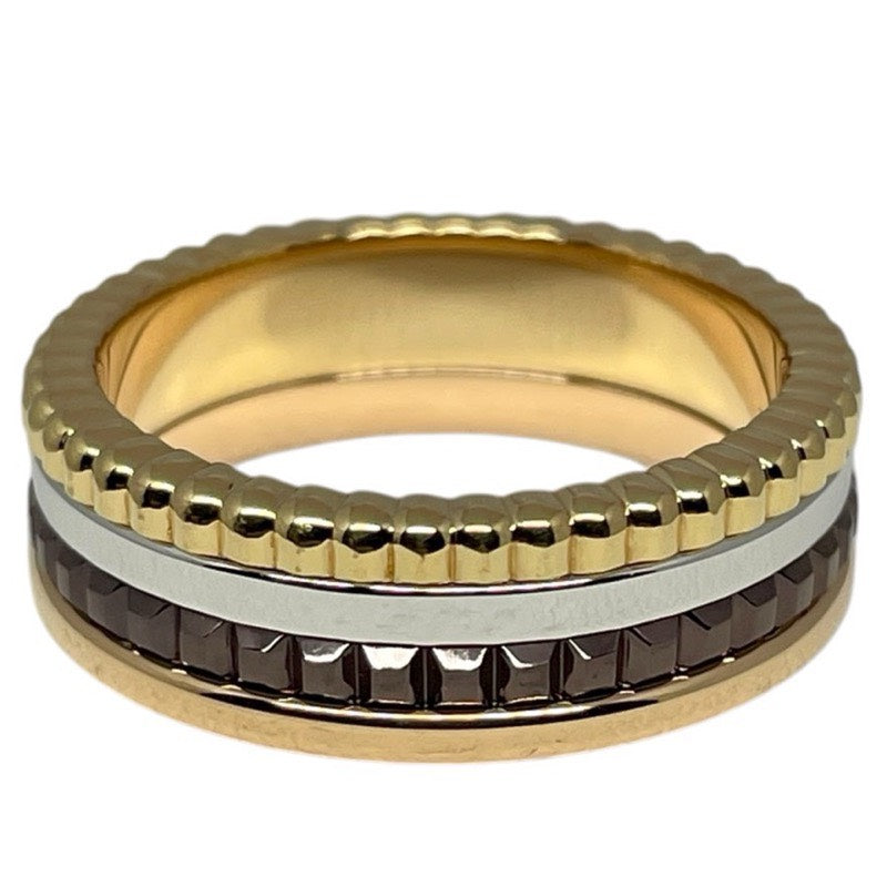 ブシュロン BOUCHERON キャトルスモールリング K18イエローゴールド/ホワイトゴールド/ピンクゴールド/ブラウンPVD ジュエリー