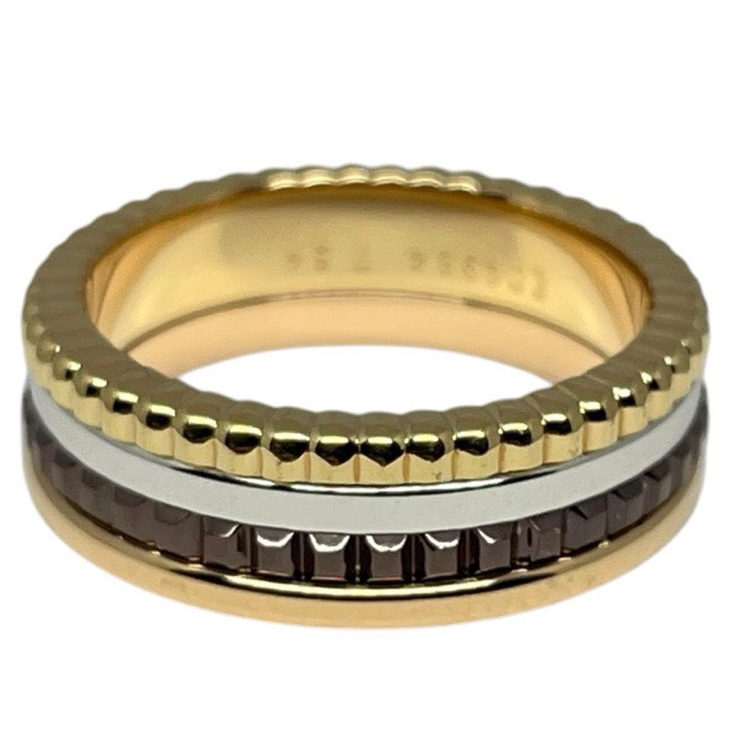 ブシュロン BOUCHERON キャトルスモールリング K18イエローゴールド/ホワイトゴールド/ピンクゴールド/ブラウンPVD ジュエリー