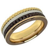 ブシュロン BOUCHERON キャトルスモールリング K18イエローゴールド/ホワイトゴールド/ピンクゴールド/ブラウンPVD ジュエリー