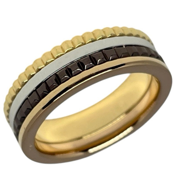 ブシュロン BOUCHERON キャトルスモールリング K18イエローゴールド/ホワイトゴールド/ピンクゴールド/ブラウンPVD ジュエリー