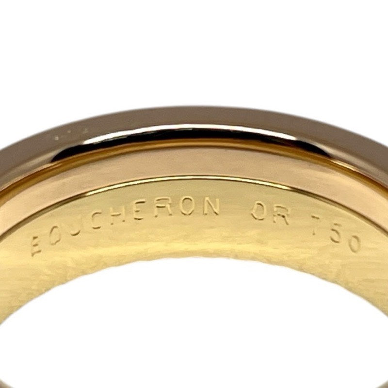 ブシュロン BOUCHERON キャトルスモールリング K18イエローゴールド/ホワイトゴールド/ピンクゴールド/ブラウンPVD ジュエリー