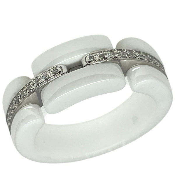 シャネル CHANEL ウルトラリング 750WG/セラミック ジュエリー