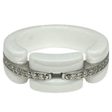 シャネル CHANEL ウルトラリング 750WG/セラミック ジュエリー