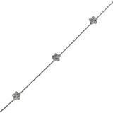 グラフ GRAFF ワイルドフラワー プティ パヴェ ダイヤモンド ブレスレット ホワイトゴールド 750WG ジュエリー