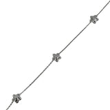 グラフ GRAFF ワイルドフラワー プティ パヴェ ダイヤモンド ブレスレット ホワイトゴールド 750WG ジュエリー